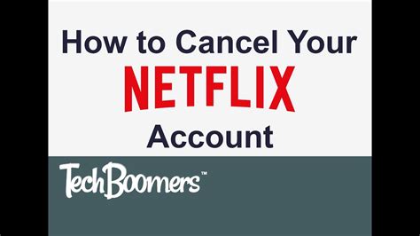 how to deactivate netflix account.
